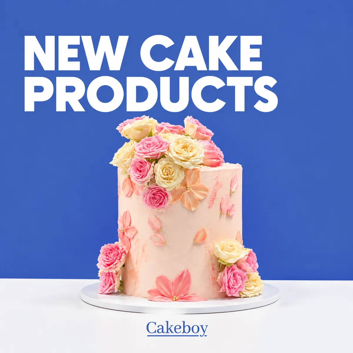 A Cakeboy design featuring product imagery from the brand’s product library.